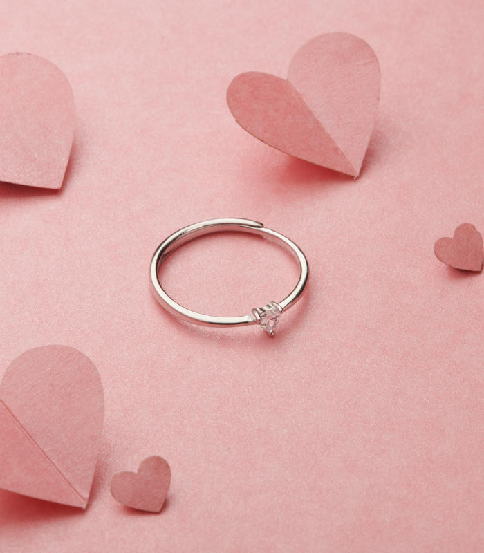 Silver Sphere Finger Ring (Silver)