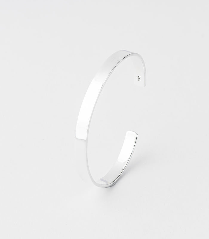 Simple Kada Bracelet (Silver)
