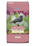 Bag of Blue Seal Wild Bird Feed with a bird illustration on a white background