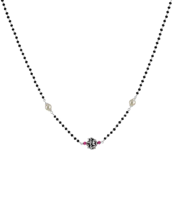 Single Orb Mangalsutra (Silver)
