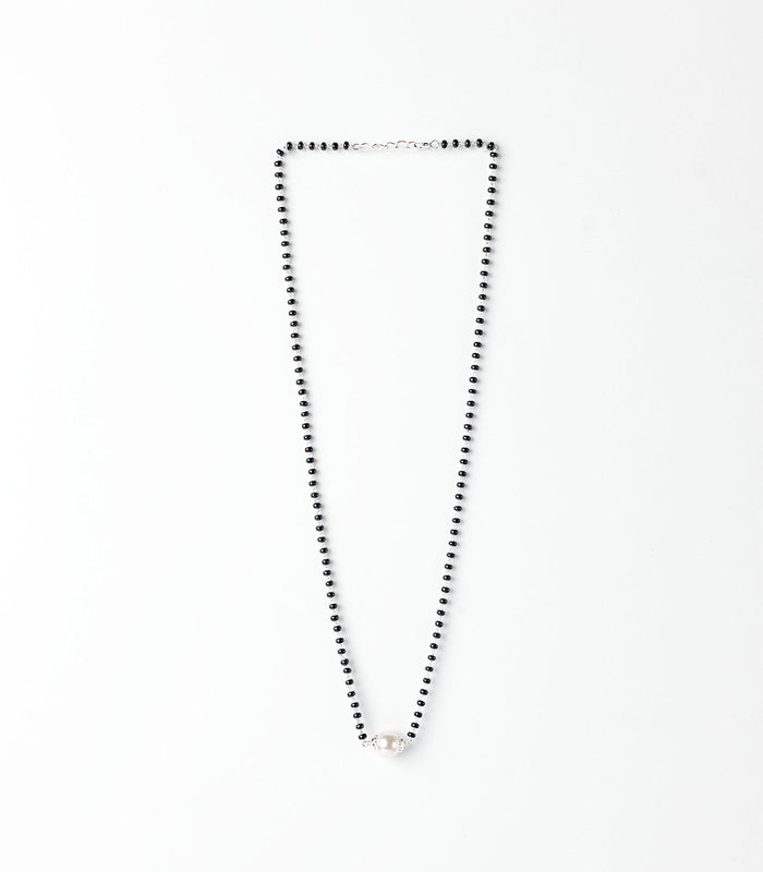 Single Pearl Mangalsutra (Silver)