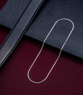 Sleek Mens Chain (45.7 cm) (Silver)
