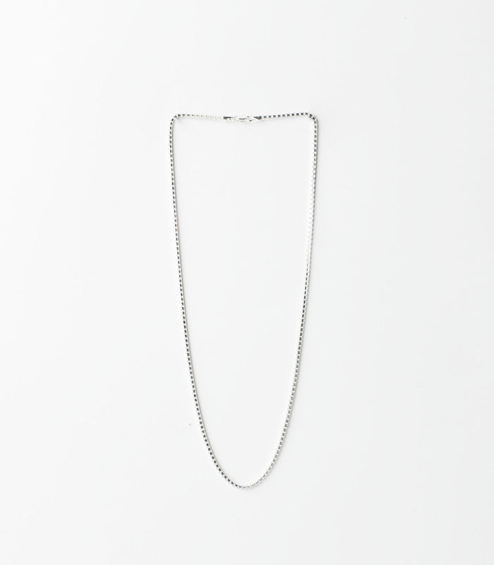 Sleek Mens Chain (45.7 cm) (Silver)