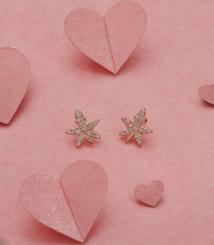 Star Shaped Earrings (Silver)