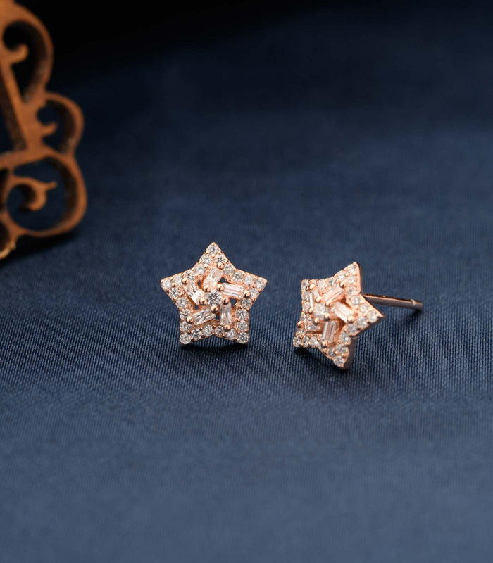 Starry Night Stud Tops (Silver)
