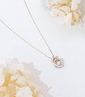 Stone Heart Necklace (Silver)