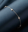 Stone Studded Bracelet (Silver)