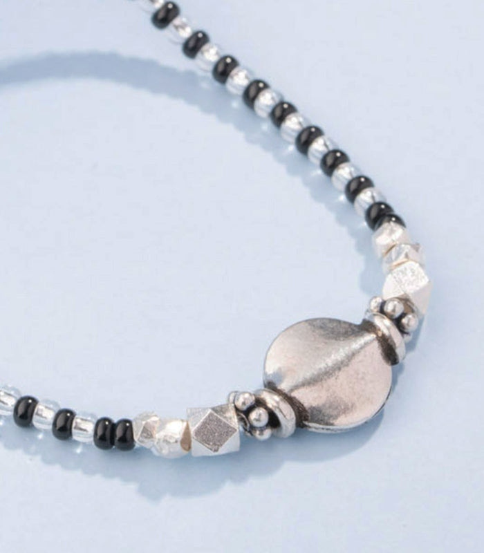 Swirl Antique Mangalsutra (Silver)