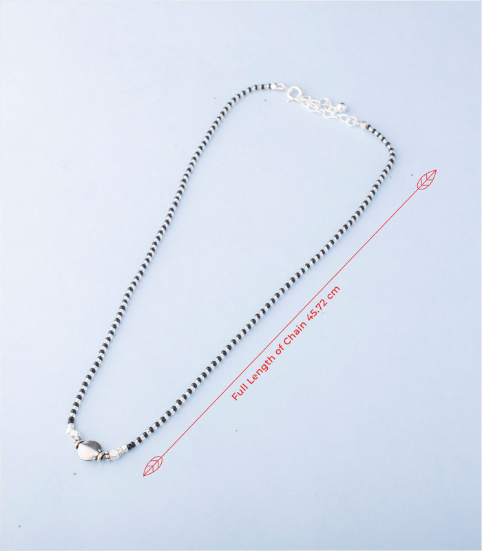 Swirl Antique Mangalsutra (Silver)