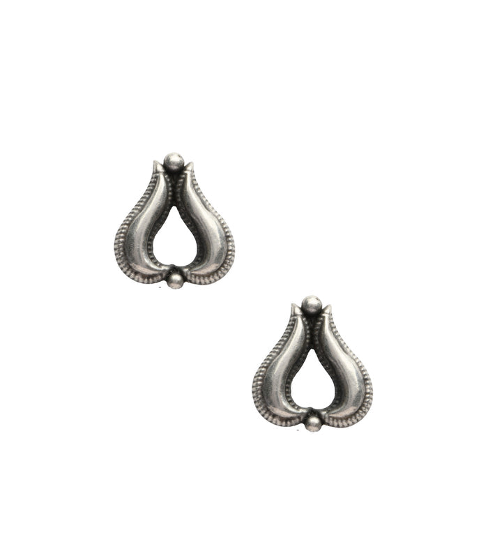 Swirl Motif Antique Mangalsutra Set (Silver)