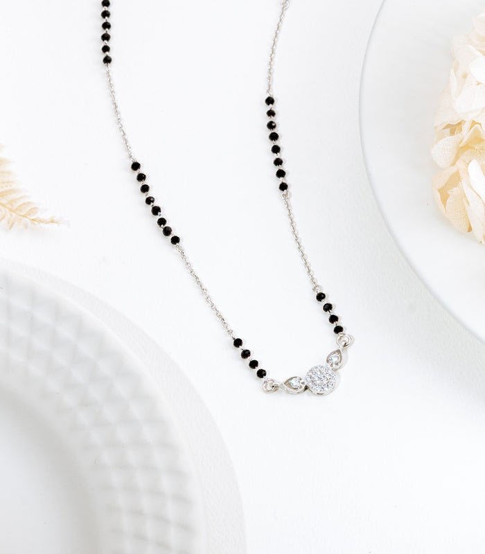 The Classic Elegance Mangalsutra (Silver)