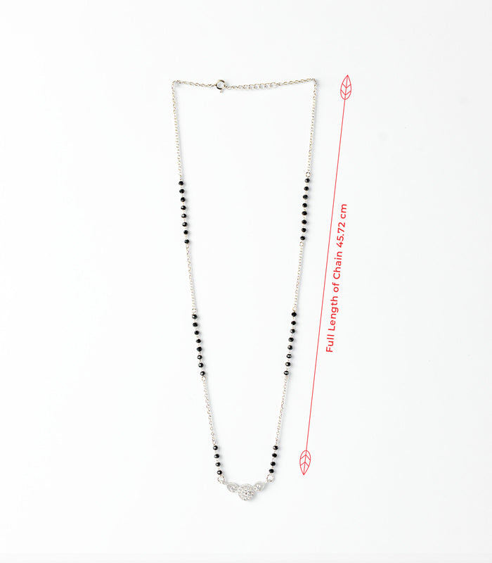 The Classic Elegance Mangalsutra (Silver)