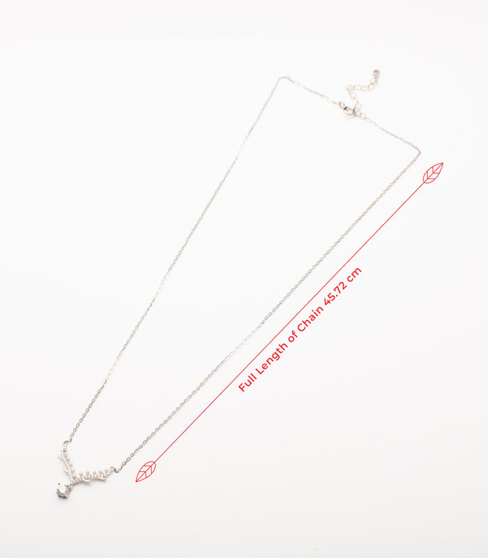 The Elegance Queen Necklace (Silver)