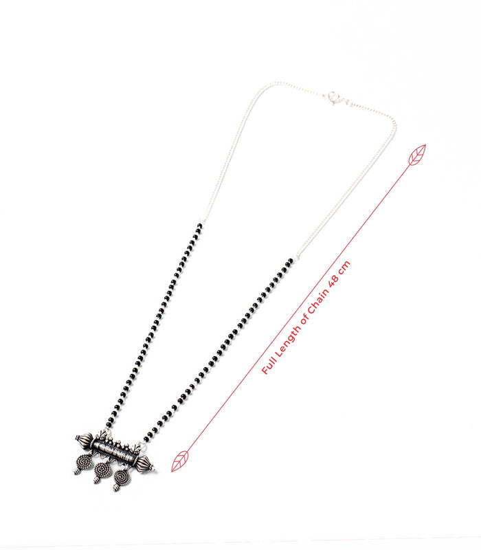 Traditional Designer Antique Mangalsutra (Silver)