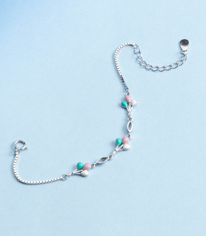 Tri Balloon Bracelet (Silver)