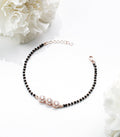 Triple Motif Mangalsutra Bracelet (Silver)