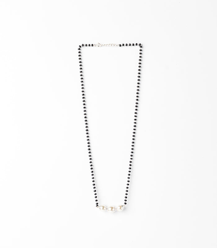 Triple-Pearl Mangalsutra (Silver)