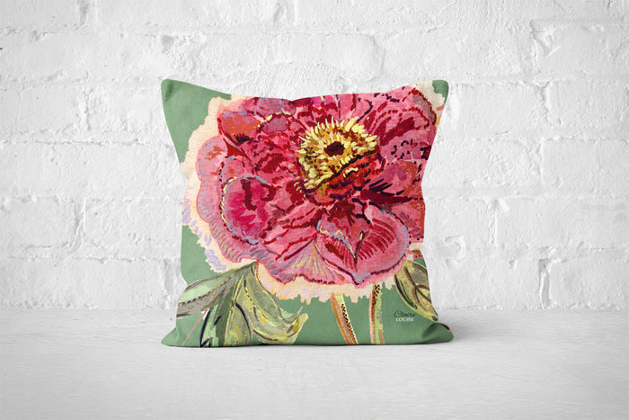 Verdigris Romance Outdoor Cushion