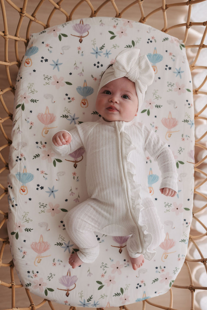 Waterproof Bassinet Fitted Sheet - Alaska