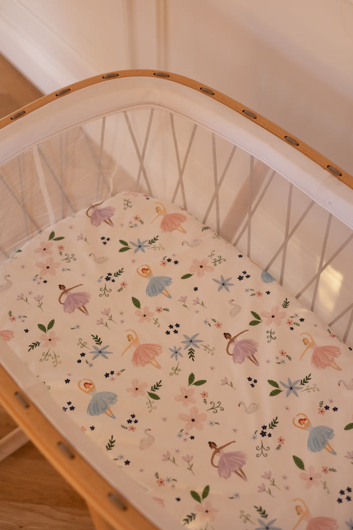 Waterproof Bassinet Fitted Sheet - Alaska
