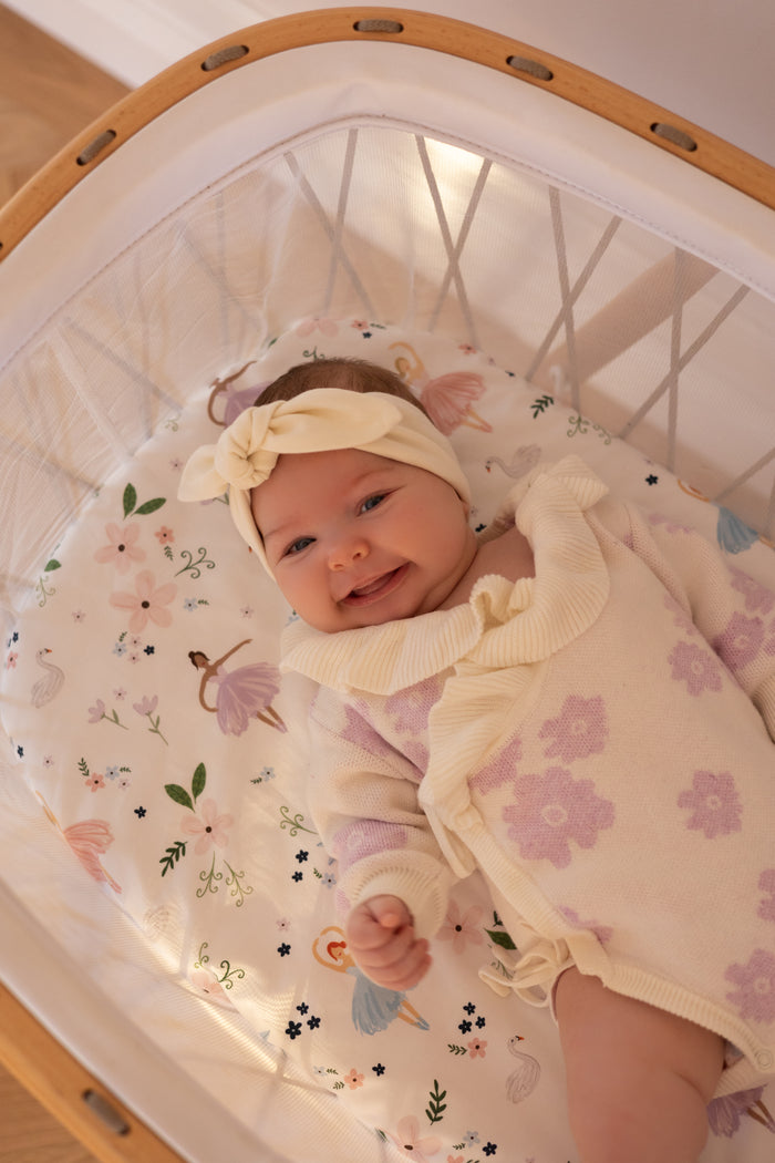 Waterproof Bassinet Fitted Sheet - Alaska