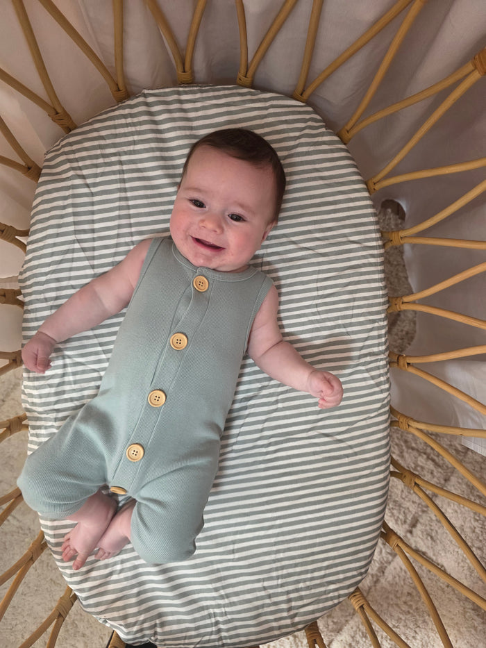 Waterproof Bassinet Fitted Sheet - Arthur