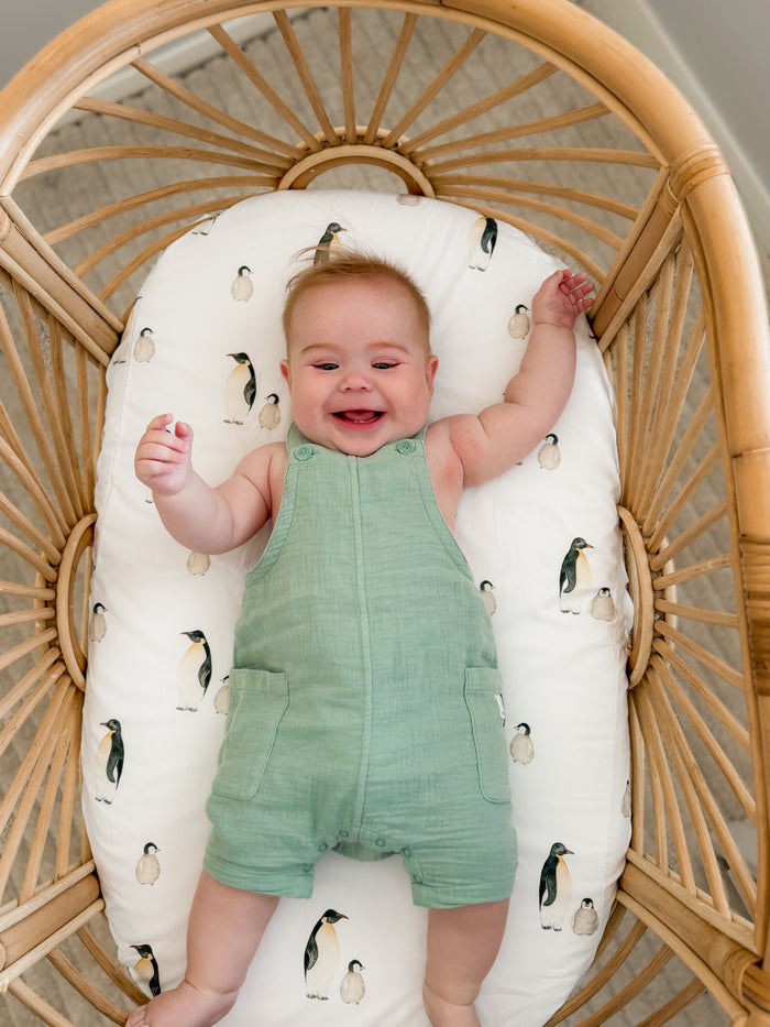 Waterproof Bassinet Fitted Sheet - Crosby