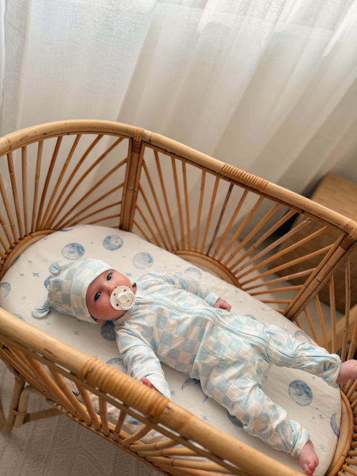 Waterproof Bassinet Fitted Sheet - Luka