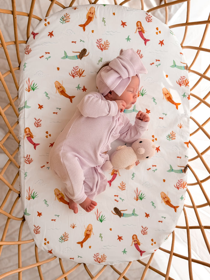 Waterproof Bassinet Fitted Sheet - Quinn