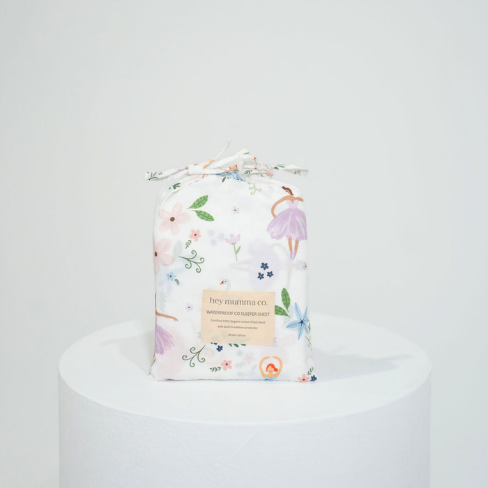 Waterproof Co Sleeper Fitted Sheet - Alaska