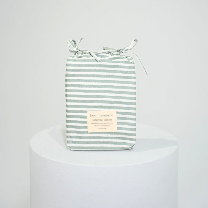 Waterproof Fitted Cot Sheet - Arthur