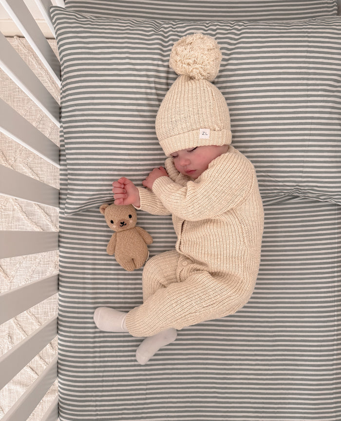 Waterproof Fitted Cot Sheet - Arthur