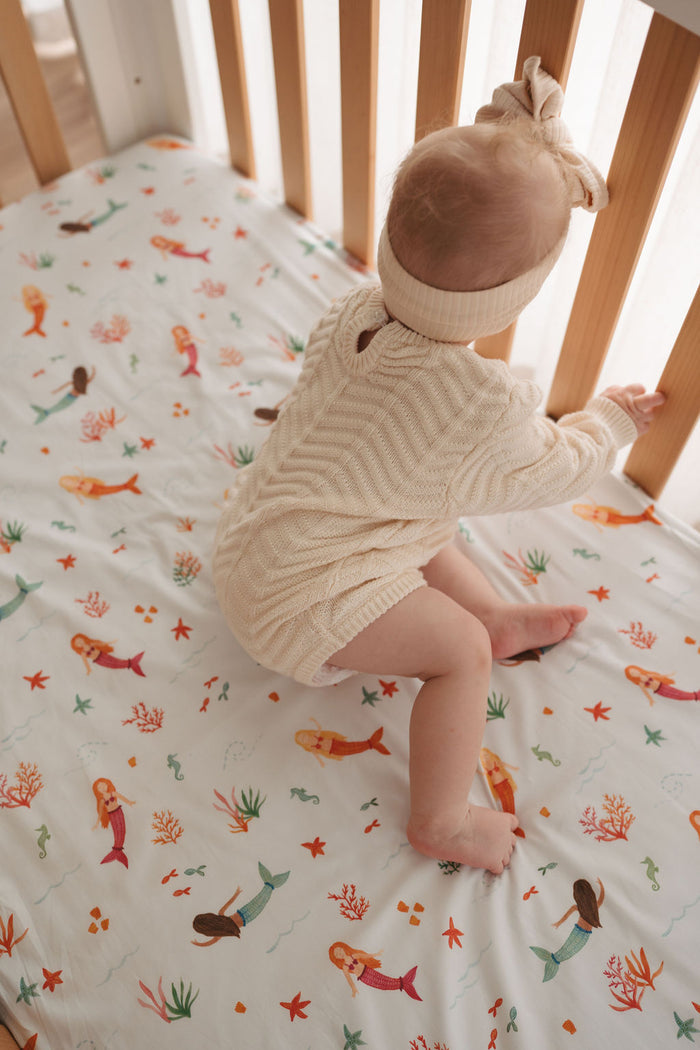 Waterproof Fitted Cot Sheet - Quinn