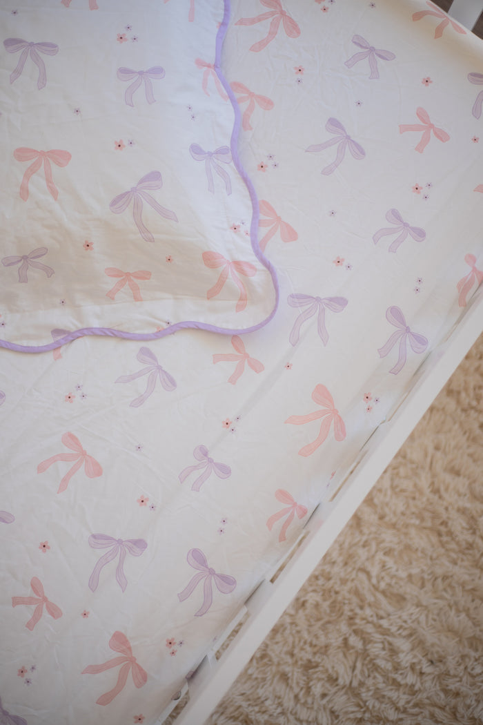 Waterproof King Single Fitted Sheet - Lottie