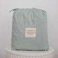 Waterproof King Single Fitted Sheet - Solid Sage