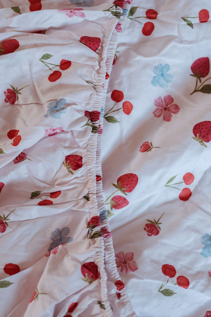 Waterproof Single Fitted Sheet - Evie