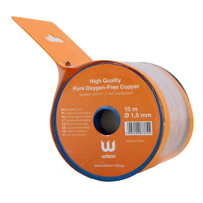 Wilson SPK CABLE 1.5MM Cavo per altoparlanti (15m) - TechSoundSystem.com