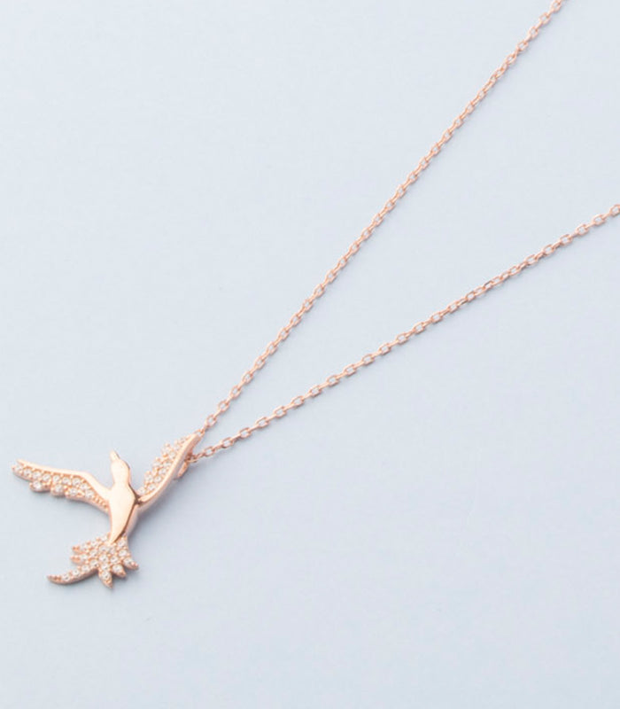 Wings Of Fire Necklace (Silver)