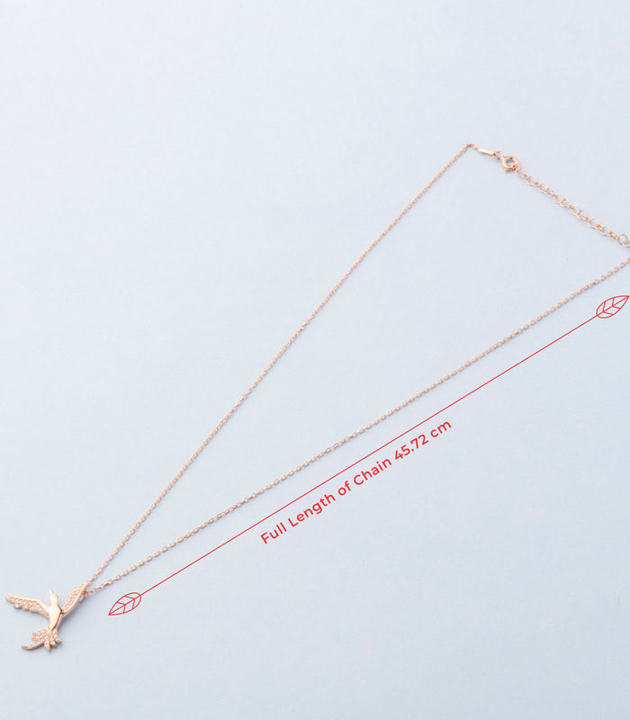 Wings Of Fire Necklace (Silver)