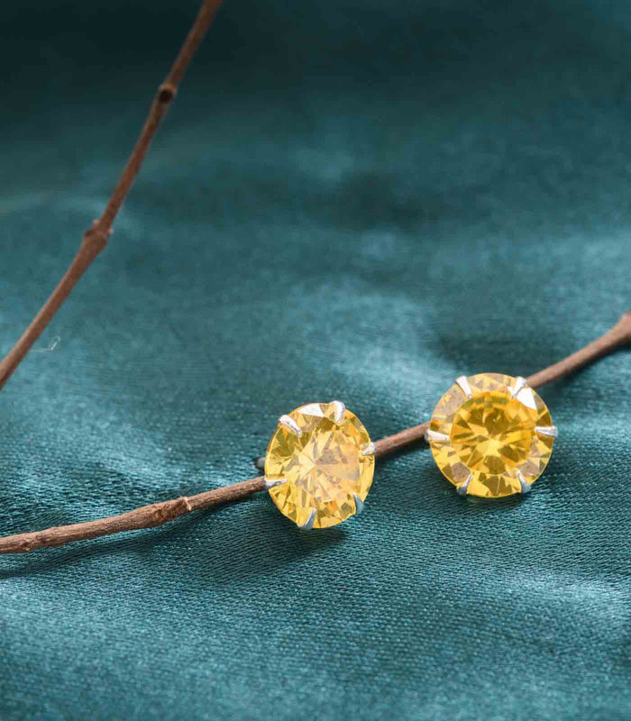Yellow Round Tops (Silver)