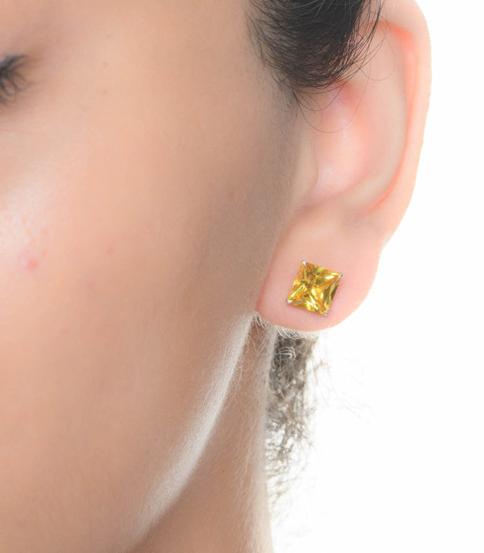 Yellow Square Tops (Silver)
