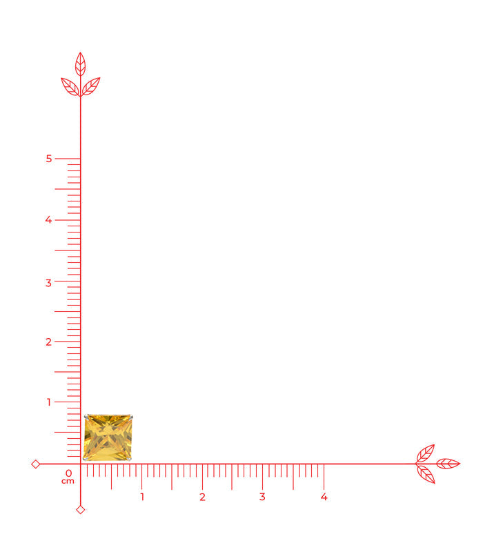 Yellow Square Tops (Silver)